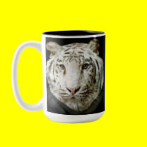 White Bengal Tiger mugs
