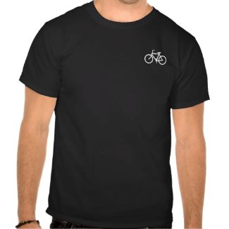 White Bike Route Tshirt