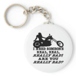 White Biker keychains