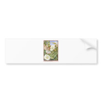 White Bindweed Fairy Bumper Stickers