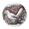 WHITE BIRD magnets