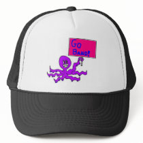 White/Black Octopus trucker hats