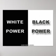 White & Black Posters
