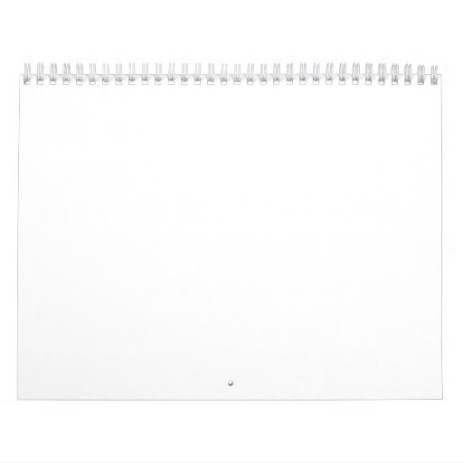 White Blank Calendar | Zazzle
