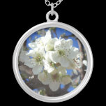 White Blossom Cluster Necklace