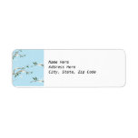 White Blossoms Address Labels