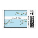 White Blossoms Thank You Stamps stamp