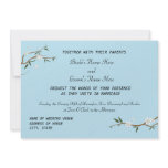 White Blossoms Wedding Invitations