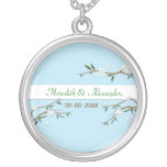 White Blossoms Wedding Necklace