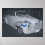 White & Blue Classic Posters