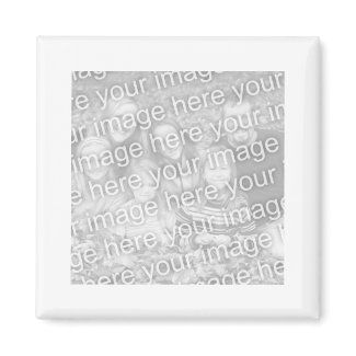 White Border Photo Magnet