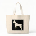 White boxer bag bag