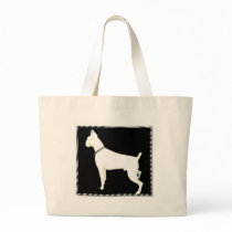 White boxer bag