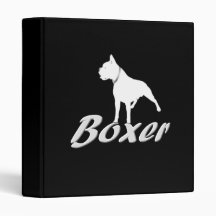 White Boxer Binder