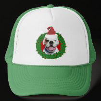 White boxer Christmas boxer hat by ritmoboxer White boxer Christmas boxer hat