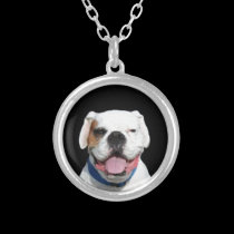 White Boxer Dog necklaces