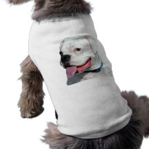 White Boxer Dog T-shirt