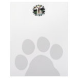 White Boxer in a Car Letterhead Template