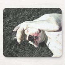 White boxer mousepad