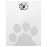 White Boxer Photo Letterhead Design