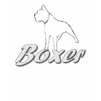white boxer woman's top t-shirts