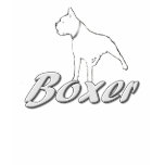 white boxer woman's top t-shirts