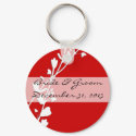 White Branch Wedding Keychain by WeddingInvitations White Branch Wedding Keychain