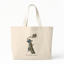 White-breasted Nuthatch, John Audubon Tote Bags