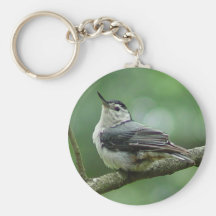 White Breasted Nuthatch Keychain 2