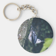 White breasted Nuthatch Keychains