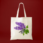 White Breasted Nuthatch on Lilacs Bag bags