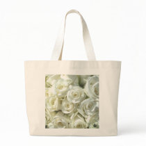 White Bridal Bouquet Bag - Customizable