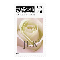 White Bridal Rose Stamp