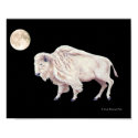 White Buffalo moon print by Linda_MN White Buffalo moon print