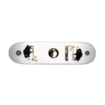 White Buffalo Skate Board Deck