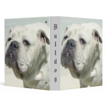 White bulldog binder