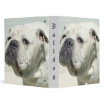 White bulldog binder