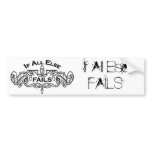 White Bumper Sticker