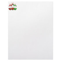 White Bunny In A Christmas Ornaments letterhead