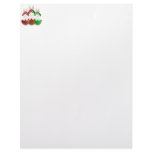 White Bunny In A Christmas Ornaments Letterhead Design