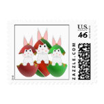 White Bunny In A Christmas Ornaments