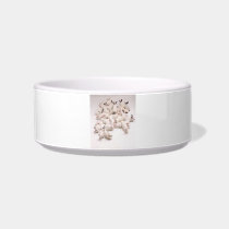 White Bunny Rabbit Pet Bowl Cat Water Bowls