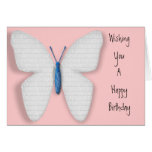 White Butterfly Cards
