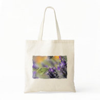 White Butterfly on Lavender Bags