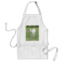 White Calf Apron