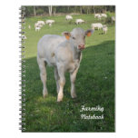 White calf notebook