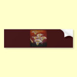 White Calla Lilies bumper stickers