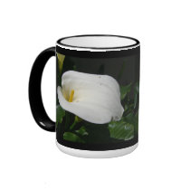White Calla Lily Mugs