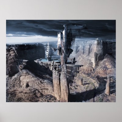 White Castle Poster by artsgrie