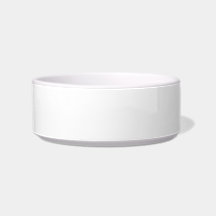 White ~ Cat Bowl 20oz